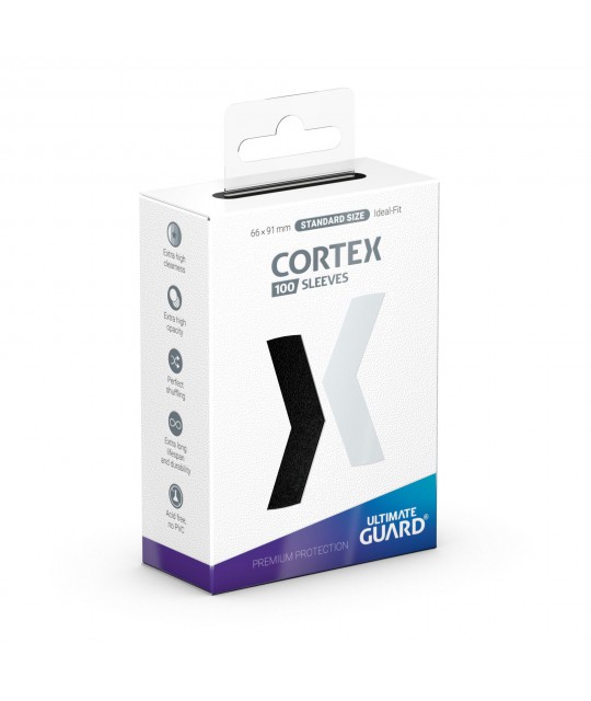 Ultimate Guard CORTEX Kaitsekiled Standard Suurus (100-ne pakk) Black